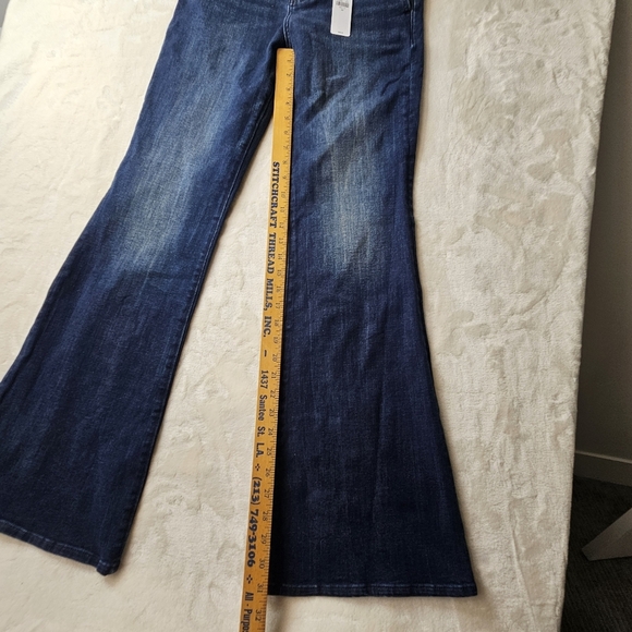 Express Jeans 70s Mid Rise Flare Denim 4R Women’s NEW with Tags NWT - Picture 6 of 12
